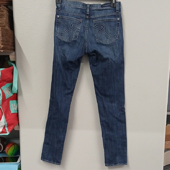 Rock & Republic Dark Blue Skinny Jeans - Picture 6 of 8